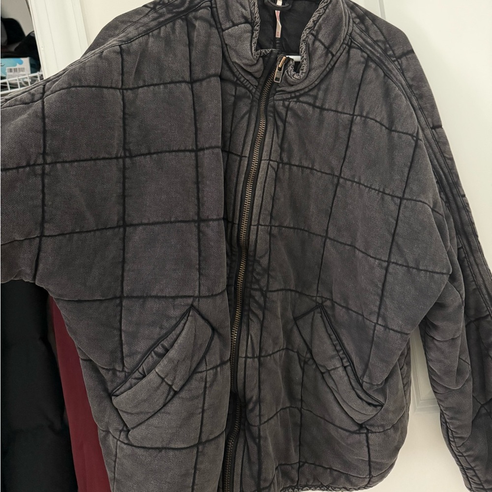 Free People dolman quilted jacket.